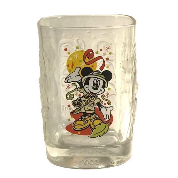 Walt Disney World Celebration McDonalds 2000 Mickey Mouse Glass - Picture 1 of 8